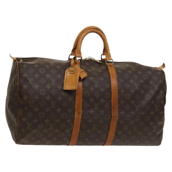LOUIS VUITTON Monogram Keepall 55 Boston Bag - Picture 1 of 16